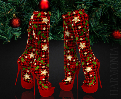 Second Life Marketplace - Cookie Christmas Alice Boots Maitreya